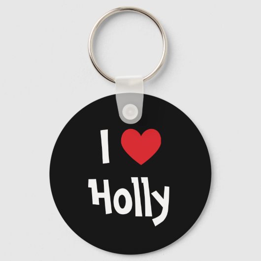 Porte-clés J'adore Holly (Recto)