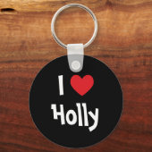 Porte-clés J'adore Holly (Recto)