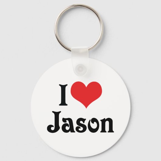 Porte-clés J'adore Jason (Recto)
