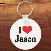Porte-clés J'adore Jason (Recto)