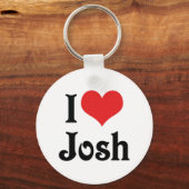 Porte-clés J'adore Josh (Recto)