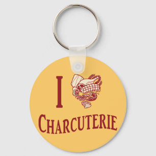Porte-clés J'adore la Charcuterie