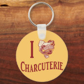Porte-clés J'adore la Charcuterie (Recto)