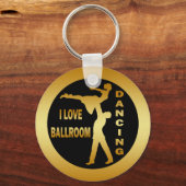 PORTE-CLÉS J'ADORE LA DANSE DE SALON (Recto)