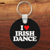 PORTE-CLÉS J'ADORE LA DANSE IRLANDAISE (Recto)