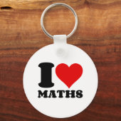 PORTE-CLÉS J'ADORE LA MATHÉTIQUE (Recto)