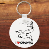 Porte-clés J'adore la Skydiving (Recto)