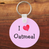 Porte-clés J'adore la tourte d'avoine (Recto)