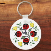 Porte-clés J'adore Ladybugs (Recto)