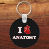 Porte-clés j'adore l'anatomie (Recto)
