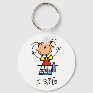Porte-clés J'adore le Bingo