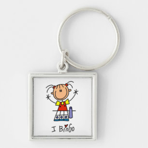 Porte-clés J'adore le Bingo