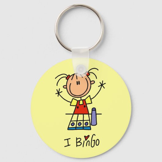Porte-clés J'adore le Bingo (Recto)
