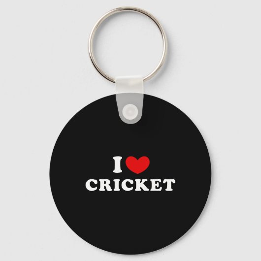 Porte-clés J'adore le cricket (Recto)