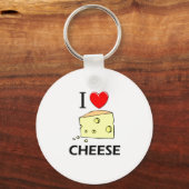 Porte-clés J'adore le fromage (Recto)