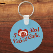 Porte-clés J'adore le gâteau Red Velvet (Recto)