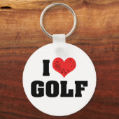 Porte-clés J'adore le Golf (Recto)