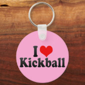 Porte-clés J'adore le kickball (Recto)