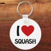 Porte-clés J'adore le squash (Verso)