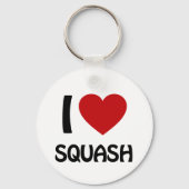 Porte-clés J'adore le squash (Verso)