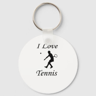 Porte-clés J'adore le tennis