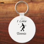 Porte-clés J'adore le tennis (Recto)