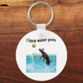 Porte-clés J'adore le water polo (Recto)