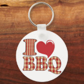 Porte-clés J'adore les BBQ (Recto)