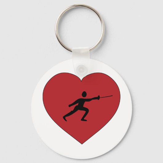 Porte-clés J'adore les clôtures (Recto)