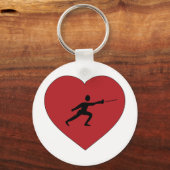 Porte-clés J'adore les clôtures (Recto)