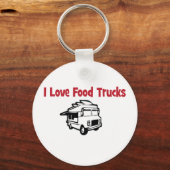Porte-clés j'adore les food trucks (Recto)