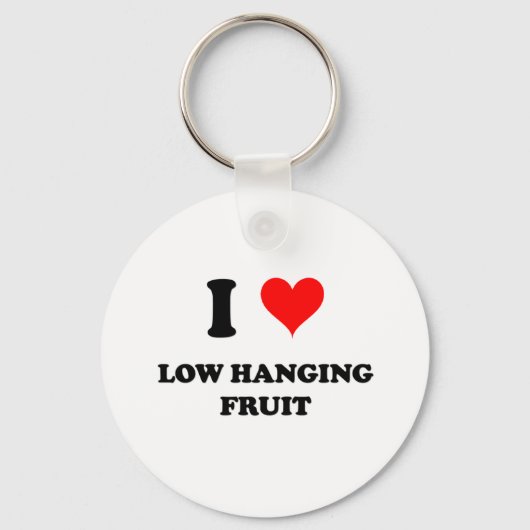Porte-clés J'adore les fruits à faible pendaison (Recto)