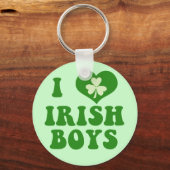 Porte-clés J'adore les garçons irlandais (Recto)