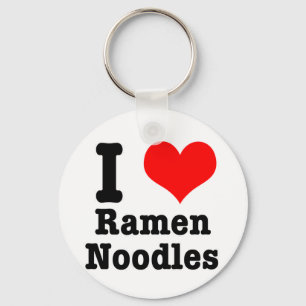 Porte-clés J'ADORE les nouilles ramen