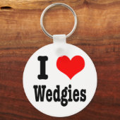 Porte-clés J'ADORE les wedgies (Recto)