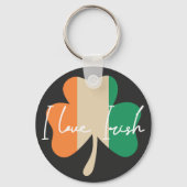 Porte-clés J'adore l'Irlandais ! (Recto)