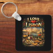 Porte-clés J'adore Lisbonne (Recto)