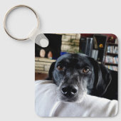 Porte-clés J'adore mon chien | Photo (Recto)