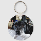 Porte-clés J'adore mon chien | Photo (Recto)