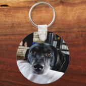 Porte-clés J'adore mon chien | Photo (Recto)