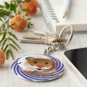Porte-clés J'adore mon hamster (Côté)