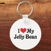 Porte-clés J'adore mon Jelly Bean (Recto)