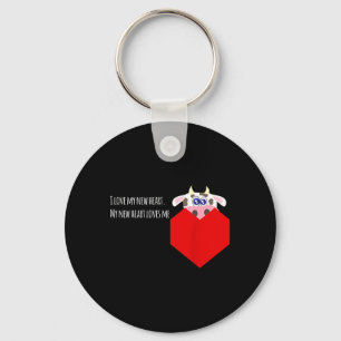 Porte-clés J'adore mon nouveau patient cardiaque avec valvule