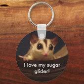 Porte-clés J'adore mon planeur à sucre ! porte - clé (Recto)