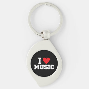 Porte-clés J'adore Music Lover