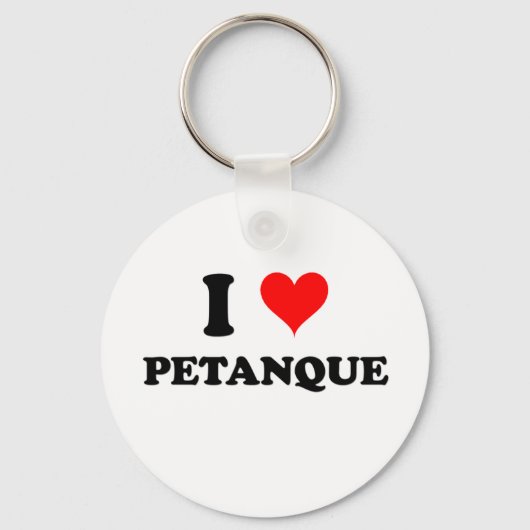 Porte-clés J'adore Petanque (Recto)