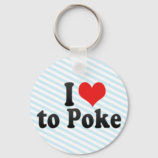 Porte-clés J'adore pisser (Recto)