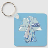 Porte-clés J'adore repasser (Recto)