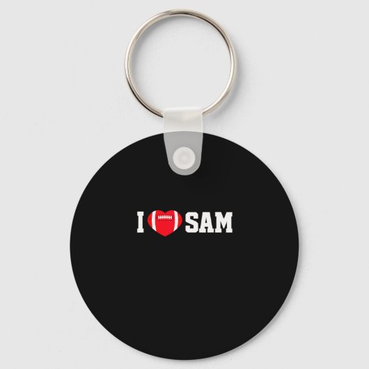 Porte-clés J'adore sam (Recto)