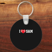Porte-clés J'adore sam (Recto)